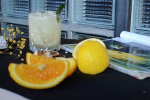 Коктейль ЮзуСауэр на основе шнапса Schneejager
